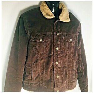 Corduroy Sherpa lined jacket